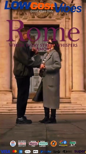 ❤️ 𝐕𝐚𝐥𝐞𝐧𝐭𝐢𝐧𝐞’𝐬 𝐄𝐬𝐜𝐚𝐩𝐞 𝐭𝐨 𝐑𝐨𝐦𝐞 𝐅𝐫 £𝟐𝟗𝟗𝐩𝐩! 🌹 3 Nights in the Eternal City 🌹 Celebrate Love in Rome — Valentine’s Season 2026 🏨 Stay at Raganelli Hotel 4⭐ 💘 Free St. Valentine’s Walking Tour Included! 🔥 Travel from February 2026 🔥 Romantic Getaway Guaranteed 👉 Explore More: https://tinyurl.com/rome-valentines-escape 💳 Low Deposit – Secure Your Valentine’s Escape Today 💳 Flexible Monthly Payments 💳 Klarna | ClearPay | PayPal Available 📞 Call: 0208 125 7760 📱 