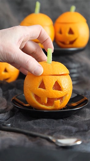 Forgot to buy a pumpkin? Don't worry, an orange will do! 🎃🍊 | Food Network UK