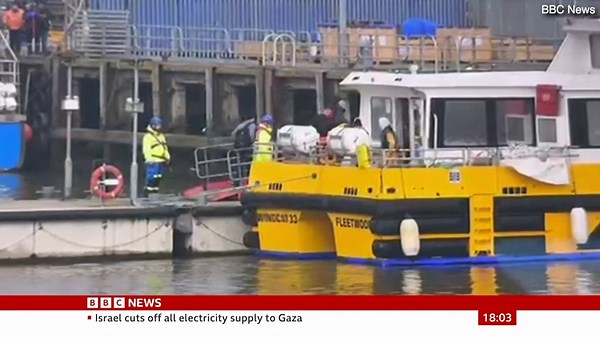 Mayday call revealed as crew brought to shore after North Sea crash