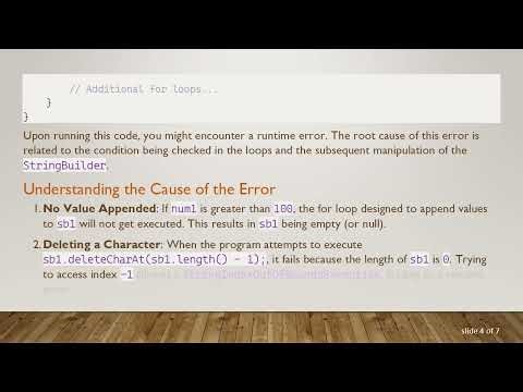 How to Fix Java Runtime Errors in For Loops