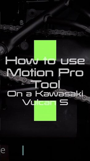 How to check chain tension on your motorcycle with the Motion Pro Slack Setter tool