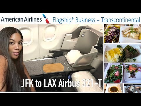 BEST FLIGHT! AMERICAN AIRLINES FLAGSHIP BUSINESS CLASS REVIEW | NEW YORK (JFK), TO LOS ANGELES (LAX)