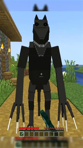 Don't attack the wolfman in Minecraft😨😰😈 #minecraft #minecrafthindi #horror