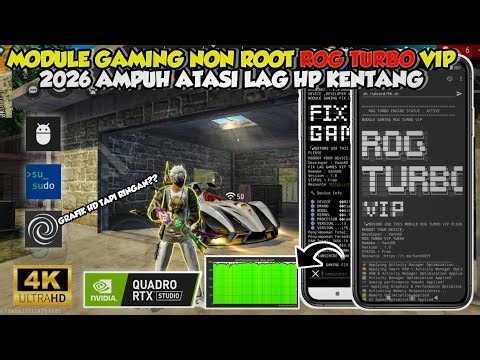 RAM 1-8GB LANCAR❗️Module Gaming Non Root ROG TURBO | Ampuh Atasi Lag Patah Patah Saat Bermain Game