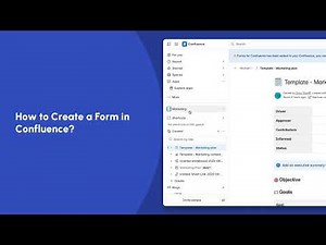 How to Create a Form in Confluence? | Confluence Tutorials | Trainn