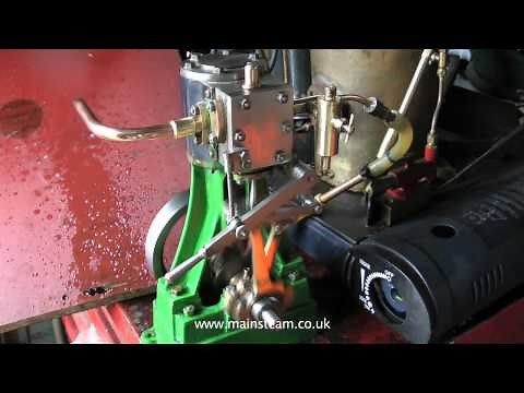 VINTAGE STUART TURNER No 4 STEAM ENGINE LIVE STEAM TEST