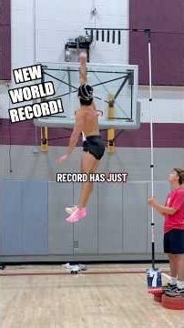 NEW WORLD RECORD Max Vertical Jump! ‪@Ethan_Pimstone‬