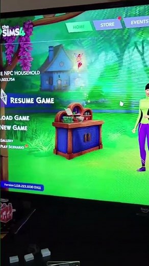 Skip “Resume Game” — hit “Load Game” to go straight to Build Mode in Sims 4! 🛠️🏡 #SimsTips #sims4