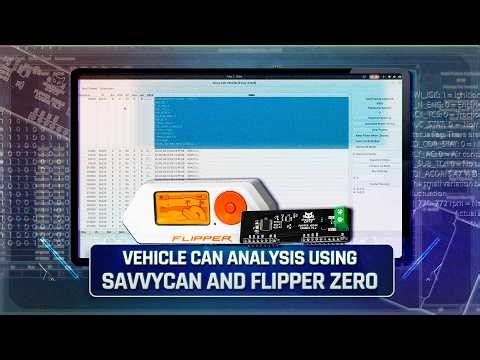 Vehicle CAN Analysis Using SavvyCAN and Flipper Zero