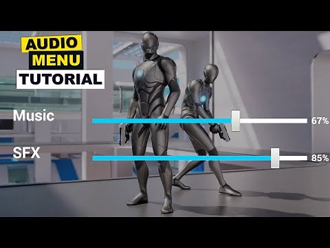 How To Make A Volume Audio Setting Menu In Unreal Engine 5 ( With Save and Load )