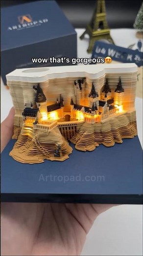 It’s so fun using this #calendar 😎🤩 artropad.com #3d #giftideas #3dcalendar #memopad #hogwartslegacy