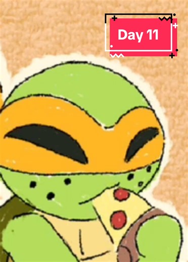 Man is the nostalgia strong with this show. Loved it as a kid. Mikey was my favorite. Are you starting to pick up a pattern on my favorite characters at this point? It’s not a perfect show by any stretch of the imagination, but I still loved it as a kid and it still holds a special place in my heart #tmnt #artchallenge #speedpaint #fyp #mikeytmnt