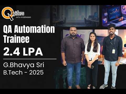 My Placement Journey at Qspiders | Hyderabad JNTU