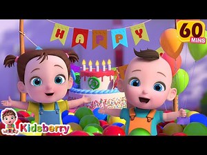Kids Birthday Songs Collection 🎉🎂 | Happy Birthday & More | Nursery Rhymes & Baby Songs - Kidsberry