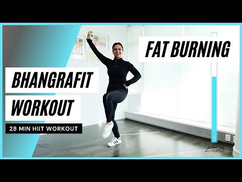 500 Calorie BhangraFit Home Workout | 28 Minutes Fat Burn | DJ Frenzy | Love Friday Mix Vol 4