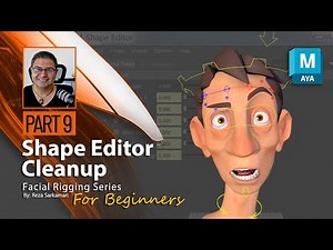 Maya Facial Rigging 09: Expressions using Shape Editor