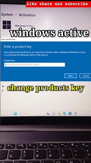 How to Enter a Product Key and Activate Windows on Any Laptop #computer #laptop #printer #windows