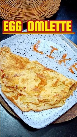 Simple🤫 Egg Omelette Recipe #omlet