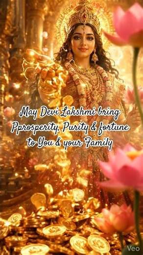 The Divine Birth of Goddess Lakshmi ✨🌸