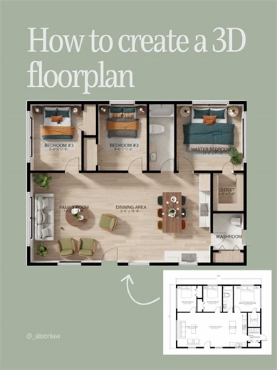 Real estate imagery is forever going to change now with AI. It is so easy and fast to create 3D renders from basic flat drawings. Not only that, you can change up the style in seconds - from mid-century, japandi, coastal, minimalist - whatever you want. I’m sharing the exact prompt in this video. Save this, you’ll want it for your next listing or client pitch. #aigenerated #contentcreation #interiordesign #aiimage #aiprompt