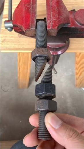Quick Bolt Threading Hack and Easy Wire Stripping Tool Tutorial #tools #diy #repair #shortsfeed