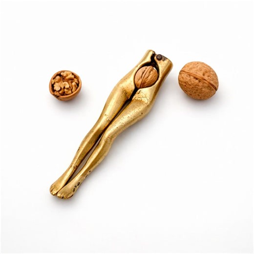 Vintage Brass Nutcracker Lady Legs – Figural Risqué Nut Cracker, Mid Century Modern Barware, Sculptural Female Legs Kitchen Tool - Etsy