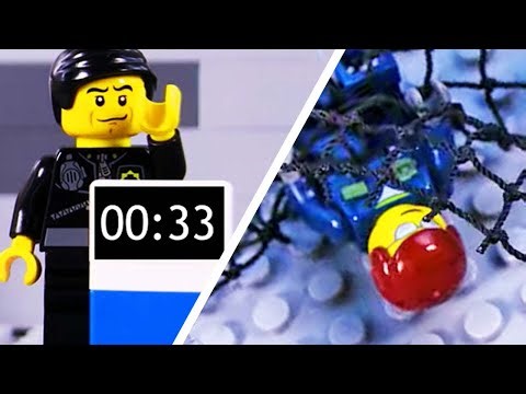 LEGO Police Obstacle Course! | Police Training! | STOP MOTION LEGO | Billy Bricks