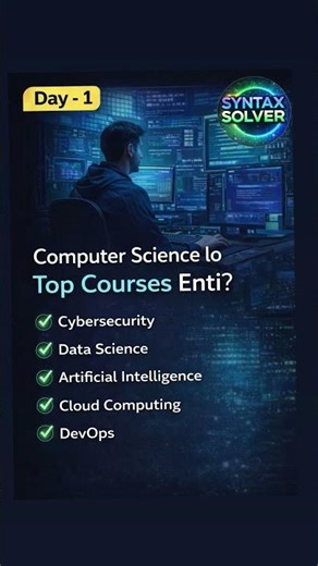 Computer Science Top Courses | Day 1 🚀