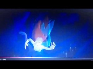 Stuck clip from the little mermaid: Ariel gets stuck in a cannon