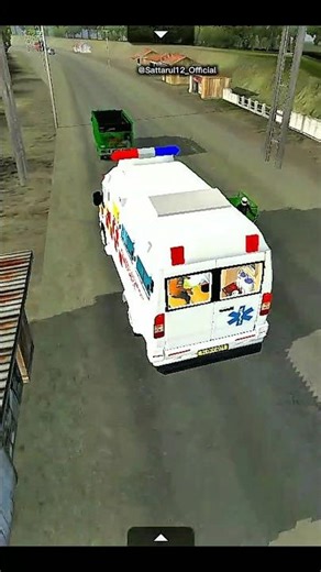 Ambulance Driving danger 🛑 Road #ambulance#bussid#gta5_fivem_tricks #trend#viral