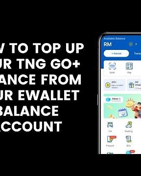 How to Top Up Your TNG GO+ Balance From Your eWallet Balance Account l Touch N Go eWallet App
