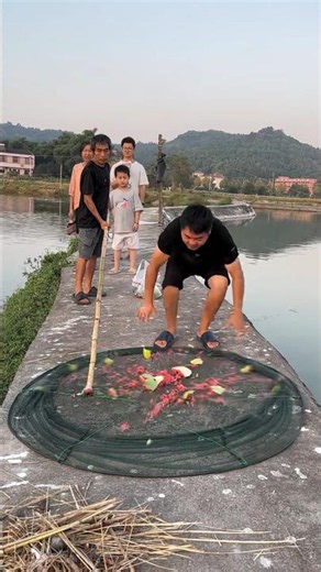 Old Man caught fish with watermelon 🍉🎣 🐠 #shorts #shortsfeed​ #viralshorts #factsfetch