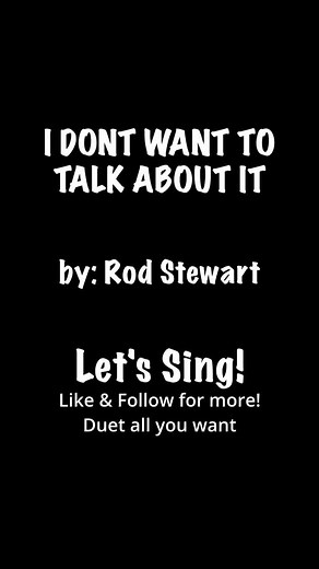 I DONT WANNA TALK ABOUT IT #tiktokkaraoke #foryoupage #singinggaling #singalong #gimmethemic #karaokechallenge #foryoufeed #singalongkangkong #karaokewithlyricsandvoice #videokesongs #longervideos