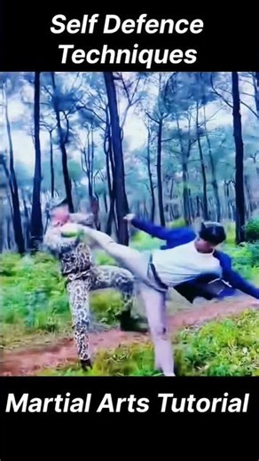 Self Defence Tutorial 👊 #selfdifence #kickingtechnique #kickboxing #sidekick #martialarts #mma