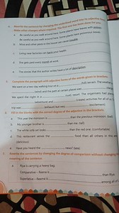 Rewrite the sentence by changing the underlined word into its a... | Filo