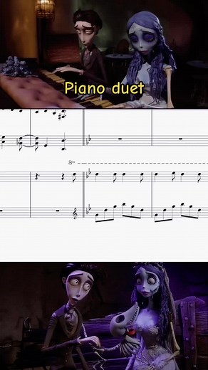 Piano Duet from Corpse Bride by Danny Elfman