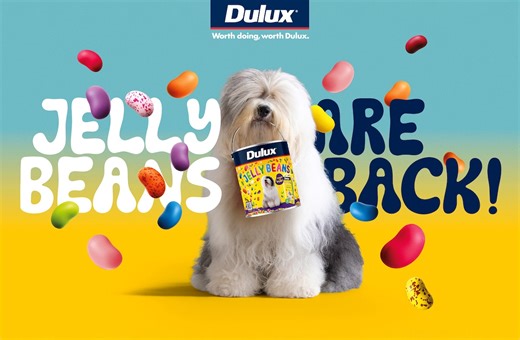 Dulux brings back iconic Jelly Beans campaign via DDB, Scooter, Initiative Media   In The Media PR
