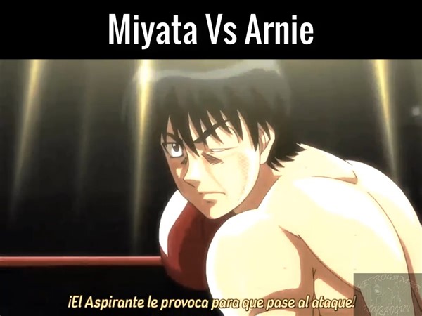 Parte final de la pelea de Miyata Vs Arnie por el cinturon de la OPBF, una de las mejores que tambien tiene la serie Hajime No Ippo #parati #anime #hajimenoippo #ova #video #retro #thebest #boxing #boxeoprofesional | Retrogamer Roybadguy