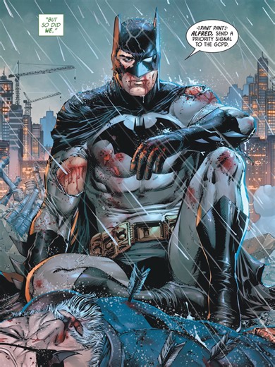 Why Deathstroke Let Batman Win 🤫 Batman won the fight, but he lost the war. 🦇⚔️ Deathstroke arrives in Gotham and starts causing chaos in public. Batman engages him in a spectacular rooftop battle. But something is wrong. Batman realizes Slade is fighting sloppy. He is slower than usual. Batman pins him down and demands answers: