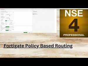 NSE 4 Fortigate Policy based Routing