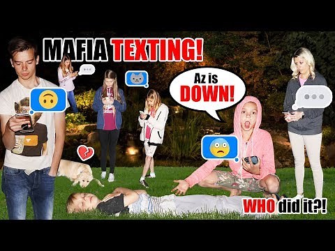 Mafia Game with a TWIST! Playing MAFIA With Phones and TEXT Messages!
