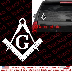 Freemasonry Emblem Sticker Die Cut Decal Freemason Masonic Fraternal | Many Colors & Sizes | FY093 - Etsy