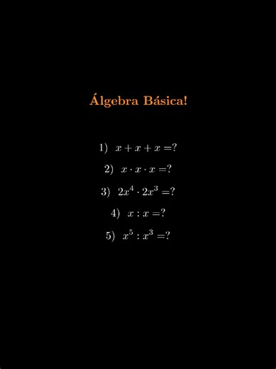 Álgebra básica: como resolver equações passo a passo