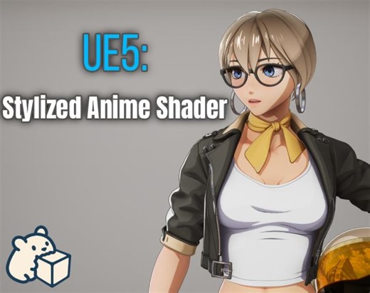 Stylized Anime Shader for UE5 (UE5   Models) by MeshBites