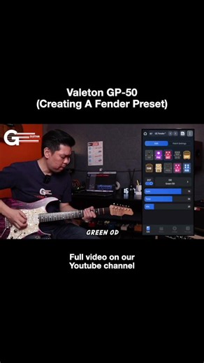 Valeton GP-50 (Creating A New Preset - Fender) - Guitar Emerge
