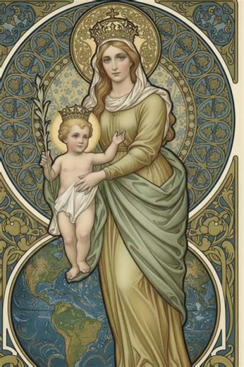 Our Lady of Victory Pendant, Médaille de Notre Dame Des Victoires #ourladyofvictories #ourladyofvictory #notredamedesvictoires #santamariadellavittoria #saintmedals