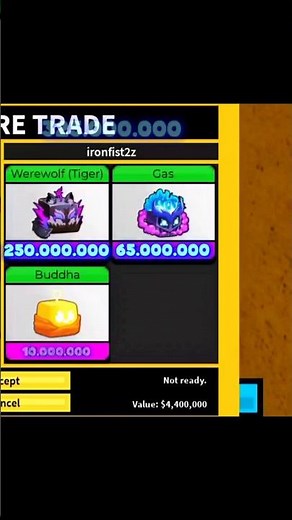 What will Blox Fruits Roblox players offers for a Kitsune fruit?