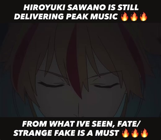 This anime is gas 🔥🔥🔥 Also, this is a standalone entry, so you don't need to worry about watching the previous Fate series. However, it has callbacks and cameos from Fate/Zero and Fate/Stay Night. Again, it doesn't take away from the story experience for newcomers. #fatezero #fatestaynight #fatestrangefake