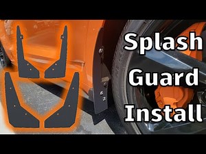 How to Install Splash Guards for the S550 Mustang (2015-2023)