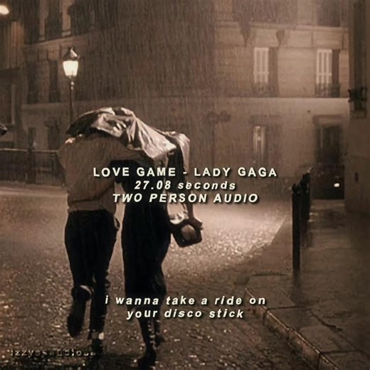 *:･ﾟ✧*:･ﾟ✧ || LOVEGAME - LADY GAGA || #izzyssaudioss #fyp #foryoupage #viral #trending #audio #presplitaudio #presplit #audioforedits #editaudio #presplitaudios #editsounds #twopersonaudio #collabaudio || credit appreciated 🎧 ||